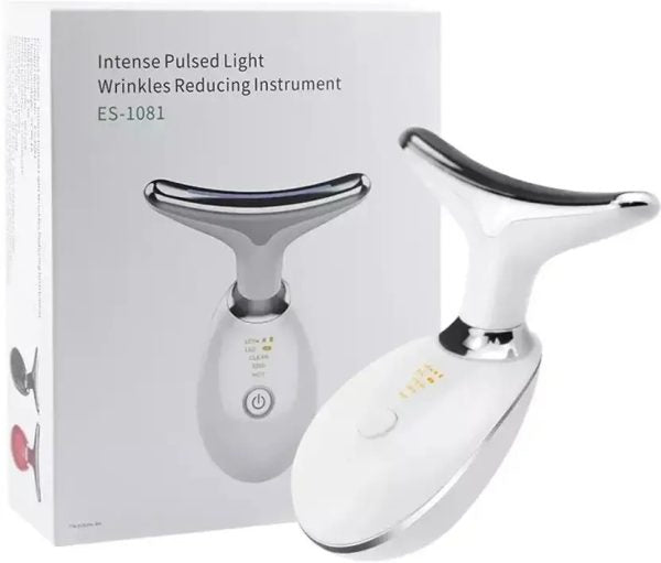 Es-1081 Massager Intense Pulsed Light Wrinkles Reducing Instrument – Esx – Anti Ageing & Reduces Puffiness | Face Massager For Fine Line & Wrinkles – Random Color