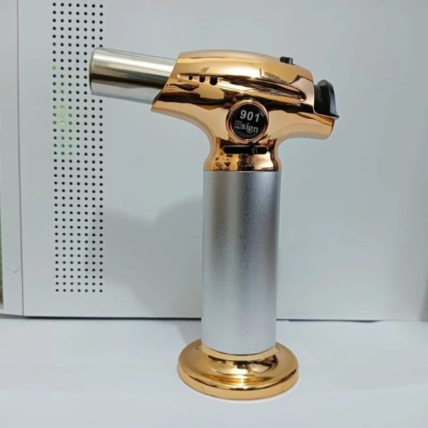High Quality Torch Lighter For Cigar Kitchen Culinary Gas Refillable Bbq Torch Lighter Stylish And Windproof Jet Flame