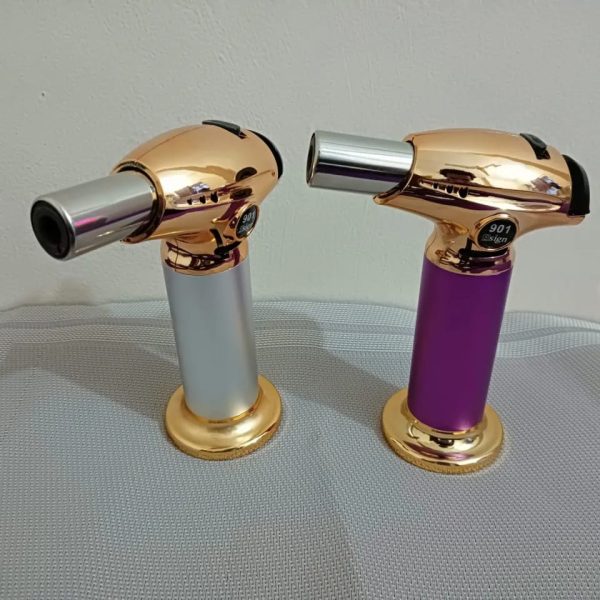 High Quality Torch Lighter For Cigar Kitchen Culinary Gas Refillable Bbq Torch Lighter Stylish And Windproof Jet Flame