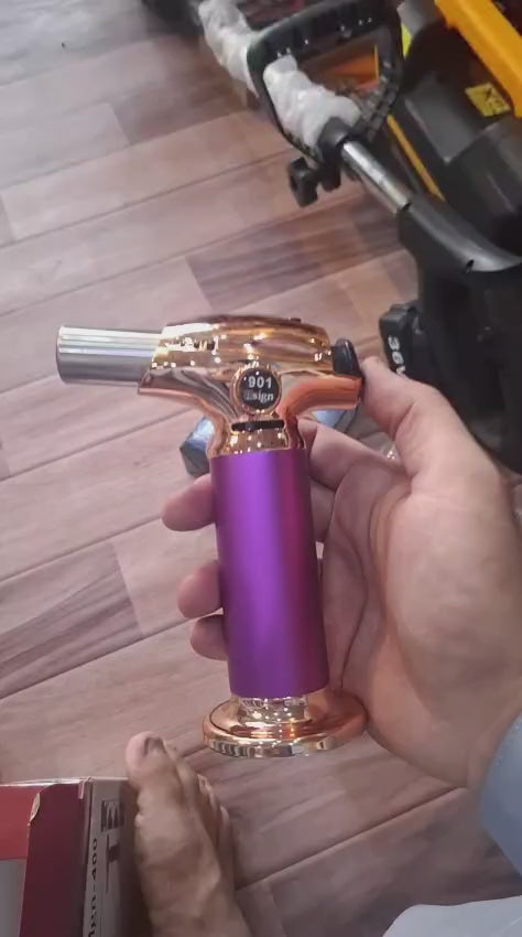 High Quality Torch Lighter For Cigar Kitchen Culinary Gas Refillable Bbq Torch Lighter Stylish And Windproof Jet Flame