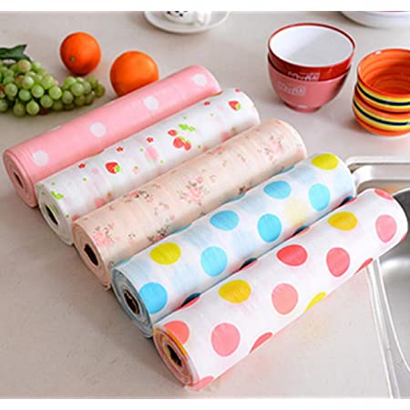 1 Roll – Kitchen Polka Foamic Sheet ( 45 X 150cm ) ( Random Design )