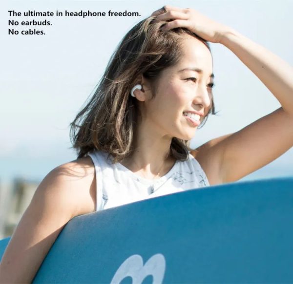 Arch Ambie Ear Cuffs | Bone Conduction Earbuds Ear Cuffs | Best Quality Earbuds Black/white (with Box) (random Colors)