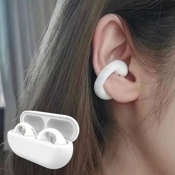 Arch Ambie Ear Cuffs | Bone Conduction Earbuds Ear Cuffs | Best Quality Earbuds Black/white (with Box) (random Colors)