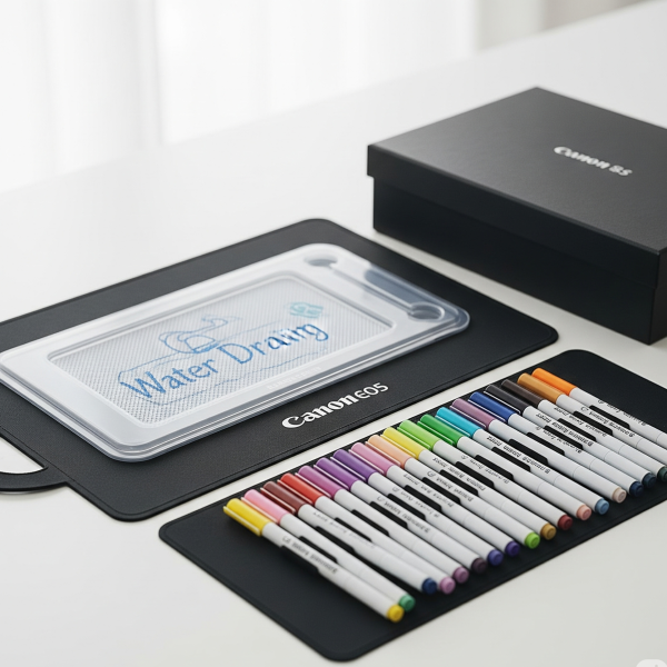 Reusable Water Drawing Mat For Kids – Educational Alphabet & Number Learning Toy With Magic Pens